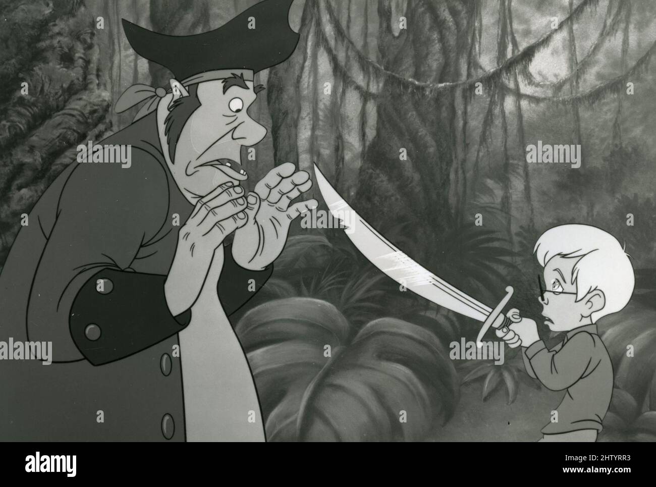 Actor Macaulay Culkin as a cartoon figure in the movie The Pagemaster