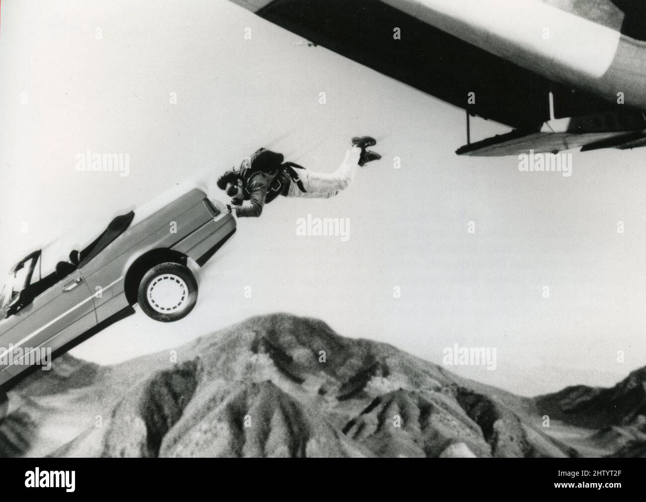 American actor Charlie Sheen in the movie Terminal Velocity, USA 1994 Stock Photo