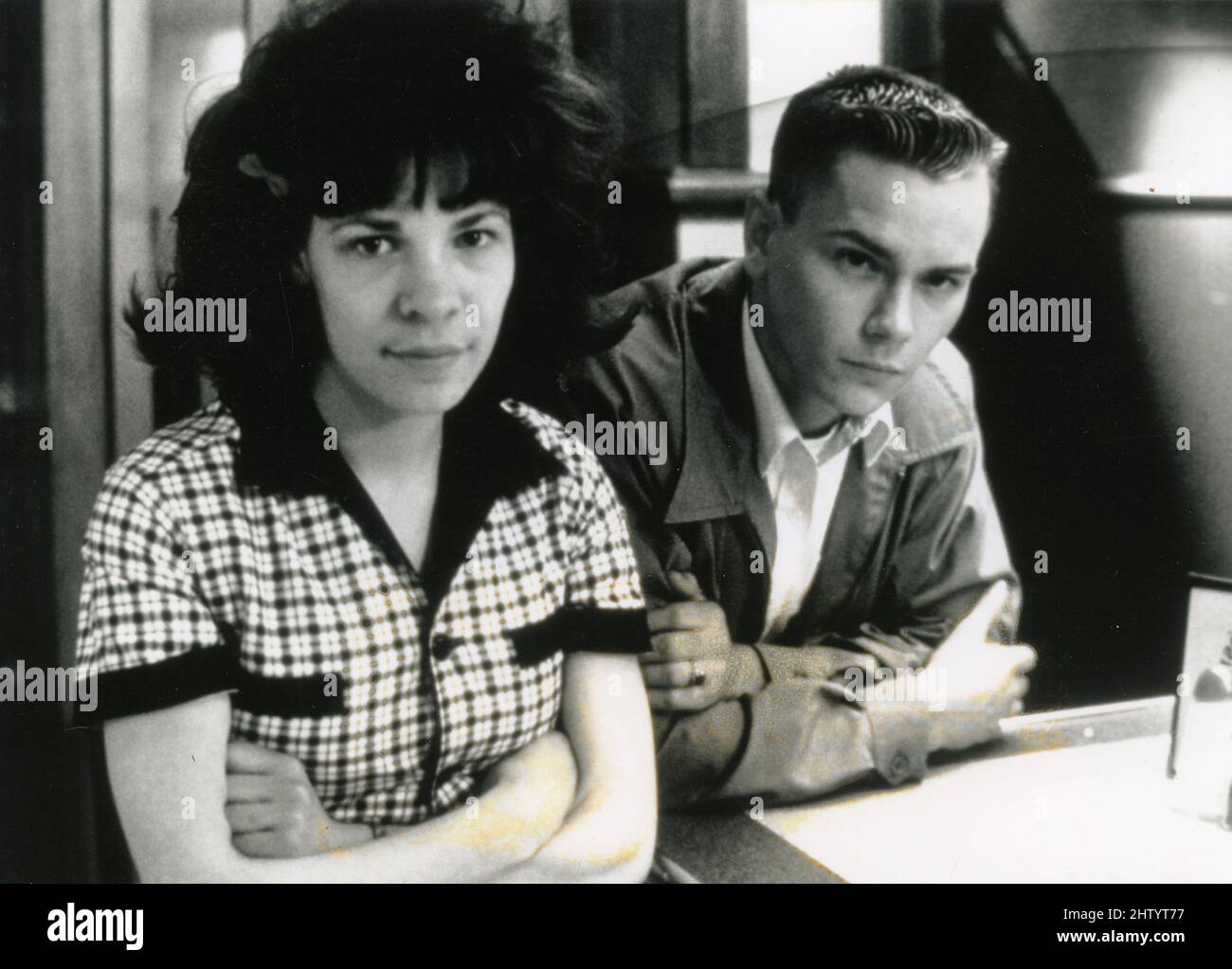 American actor River Phoenix and Lili Taylor in the movie Dogfight, USA 1991 Stock Photo