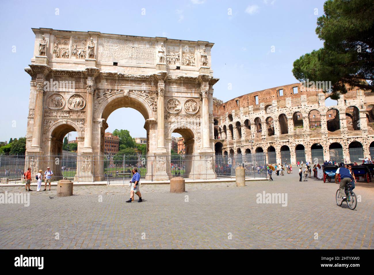 Arco di Costantino, Rome, Lazio, Italy Stock Photo