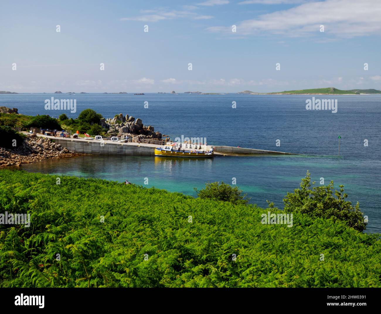 Porth Conger, St Agnes, Isles of Scilly Stock Photo Alamy