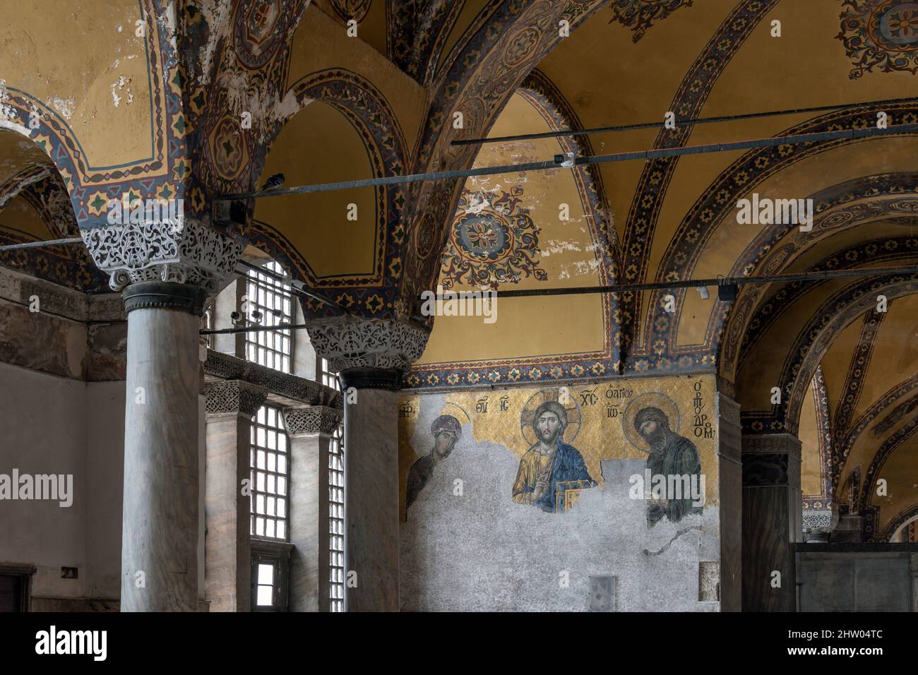 Holy Hagia Sophia Grand Mosque(Ayasofya) in Fatih district of Istanbul ...