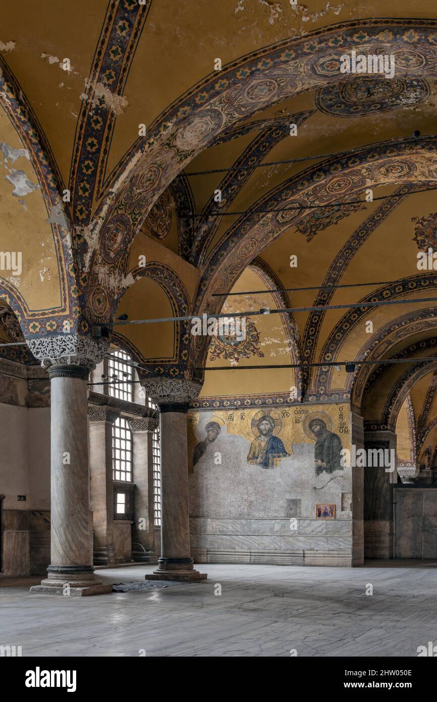 Holy Hagia Sophia Grand Mosque(Ayasofya) in Fatih district of Istanbul ...