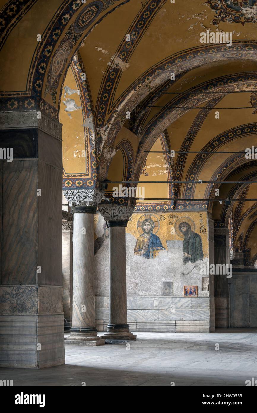Holy Hagia Sophia Grand Mosque(Ayasofya) in Fatih district of Istanbul ...