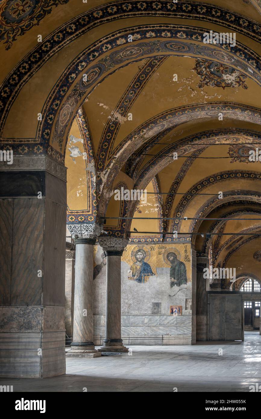 Holy Hagia Sophia Grand Mosque(Ayasofya) in Fatih district of Istanbul ...