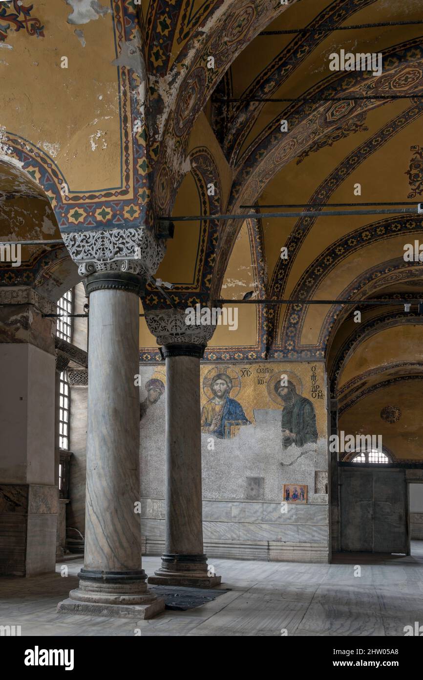 Holy Hagia Sophia Grand Mosque(Ayasofya) in Fatih district of Istanbul ...