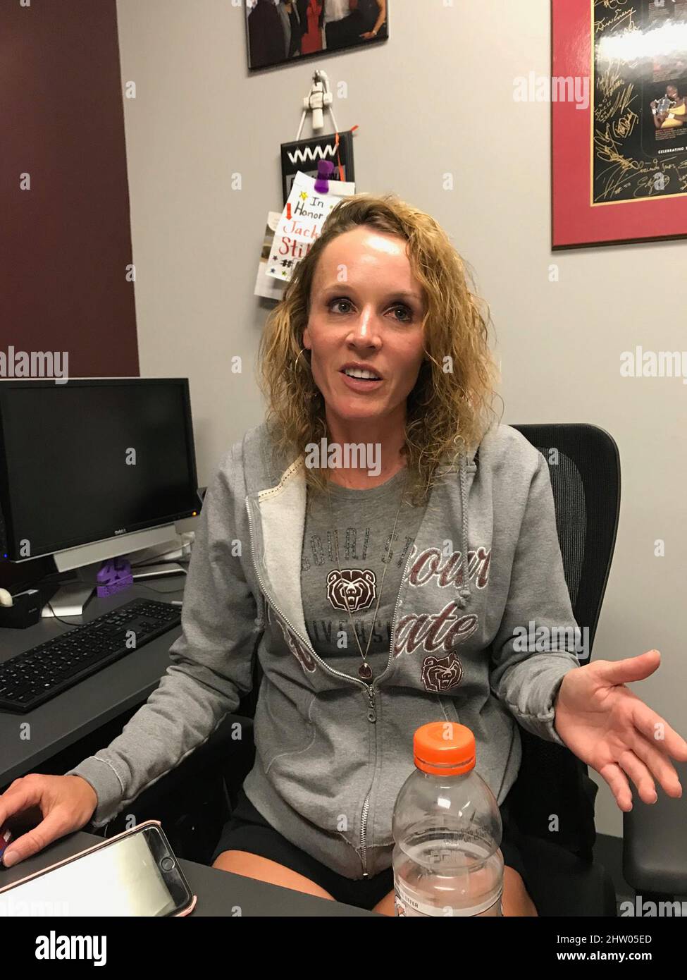 Springfield, USA. 22nd July, 2018. In this file photo, Jackie Stiles is at her office at Missouri State in Springfield, Missouri. (Photo by Vahe Gregorian/Kansas City Star/TNS/Sipa USA) Credit: Sipa USA/Alamy Live News Stock Photo