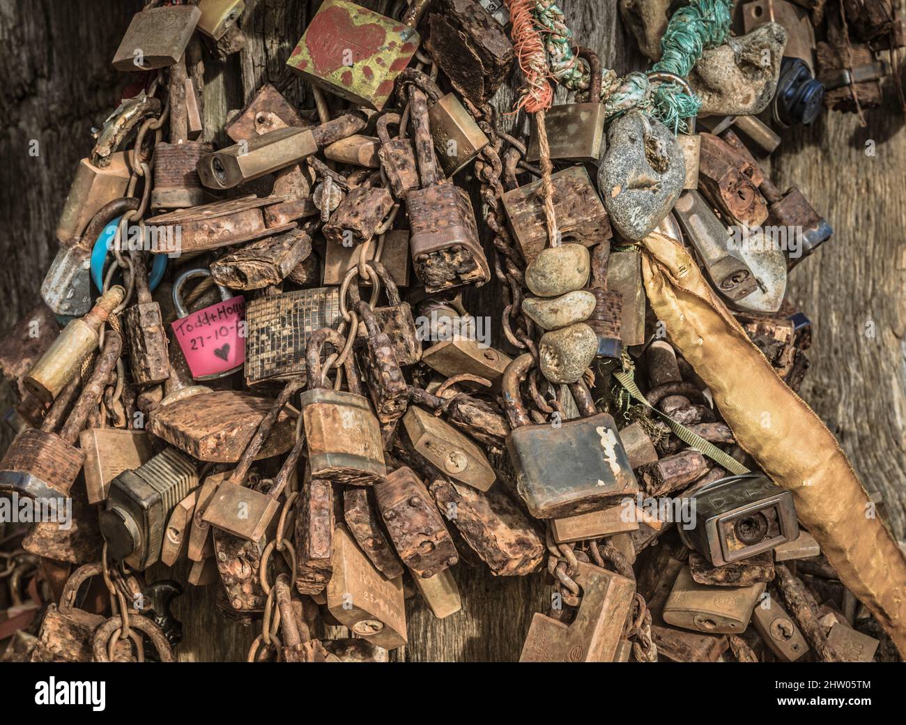 Rusity Locks Rusty locks hi-res stock photography and images - Alamy
