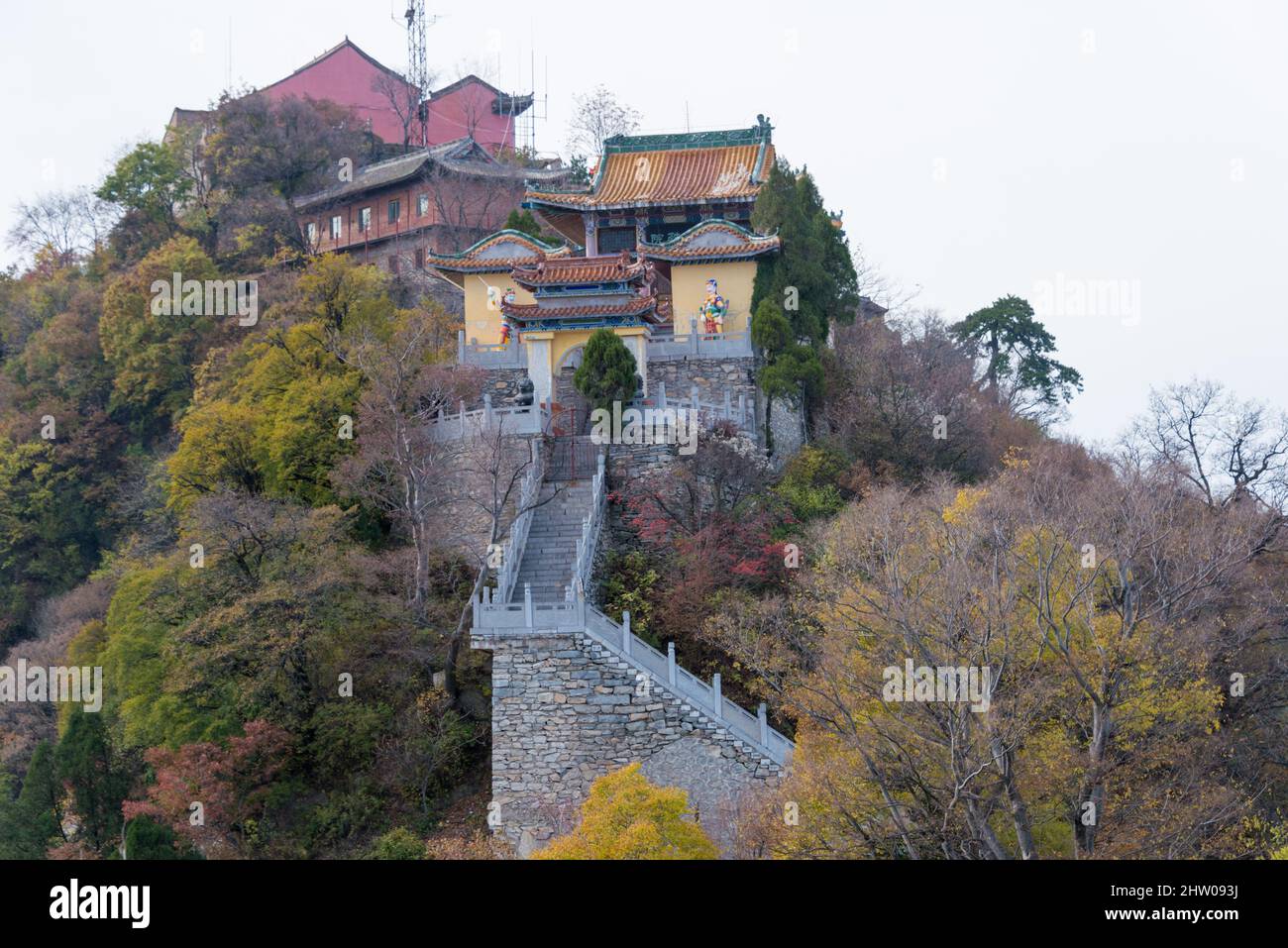 XI'AN, CHINA - South Mount Wutai (Nanwutai). a famous landscape in Xi'an, Shaanxi, China. Stock Photo