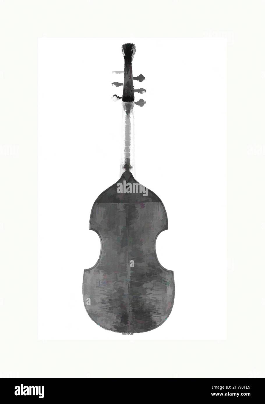 Art inspired by Lyra Viol, 17th century, Italy, Italian, Wood, Body length: 53.9 cm (21.22 in.); Greatest body width: 32.3cm. (12.72in.), Chordophone-Lute-bowed-fretted, Classic works modernized by Artotop with a splash of modernity. Shapes, color and value, eye-catching visual impact on art. Emotions through freedom of artworks in a contemporary way. A timeless message pursuing a wildly creative new direction. Artists turning to the digital medium and creating the Artotop NFT Stock Photo