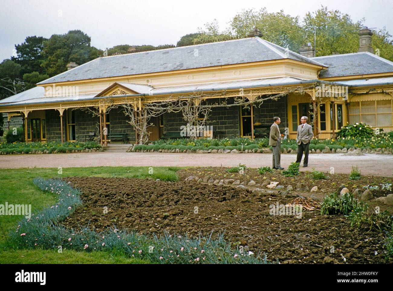 Edgarley, Willaura, Victoria, Australia in 1956 bluestone mansion built