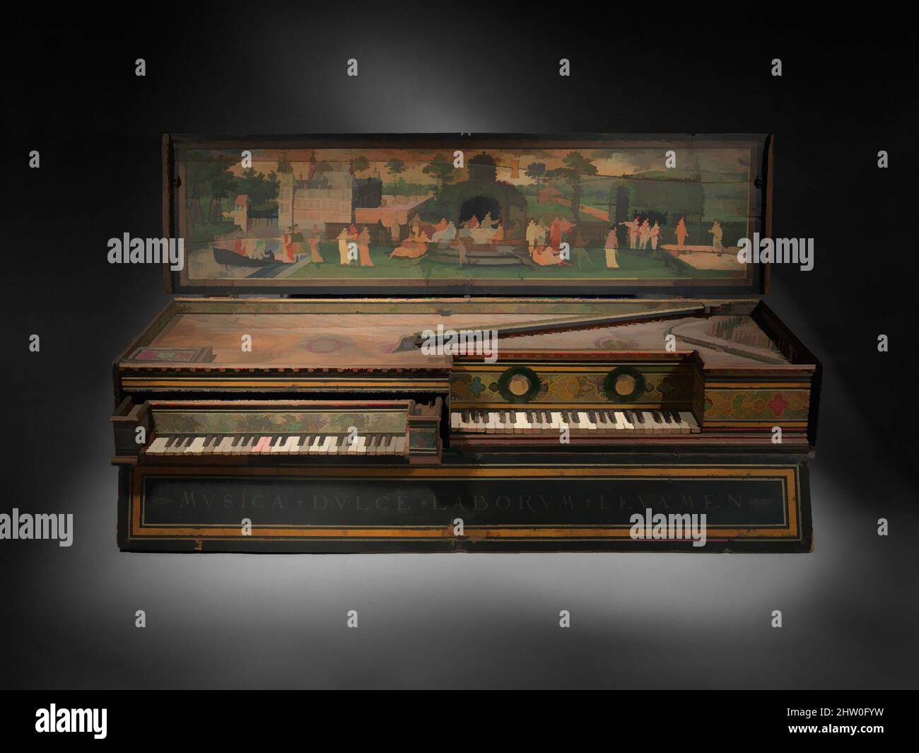 Virginal keyboard hi res stock photography and images Alamy