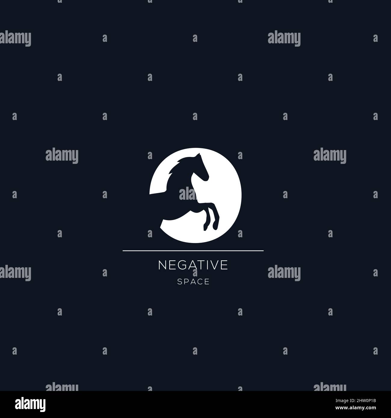O initial letter Logo abstract design vector template Negative space ...