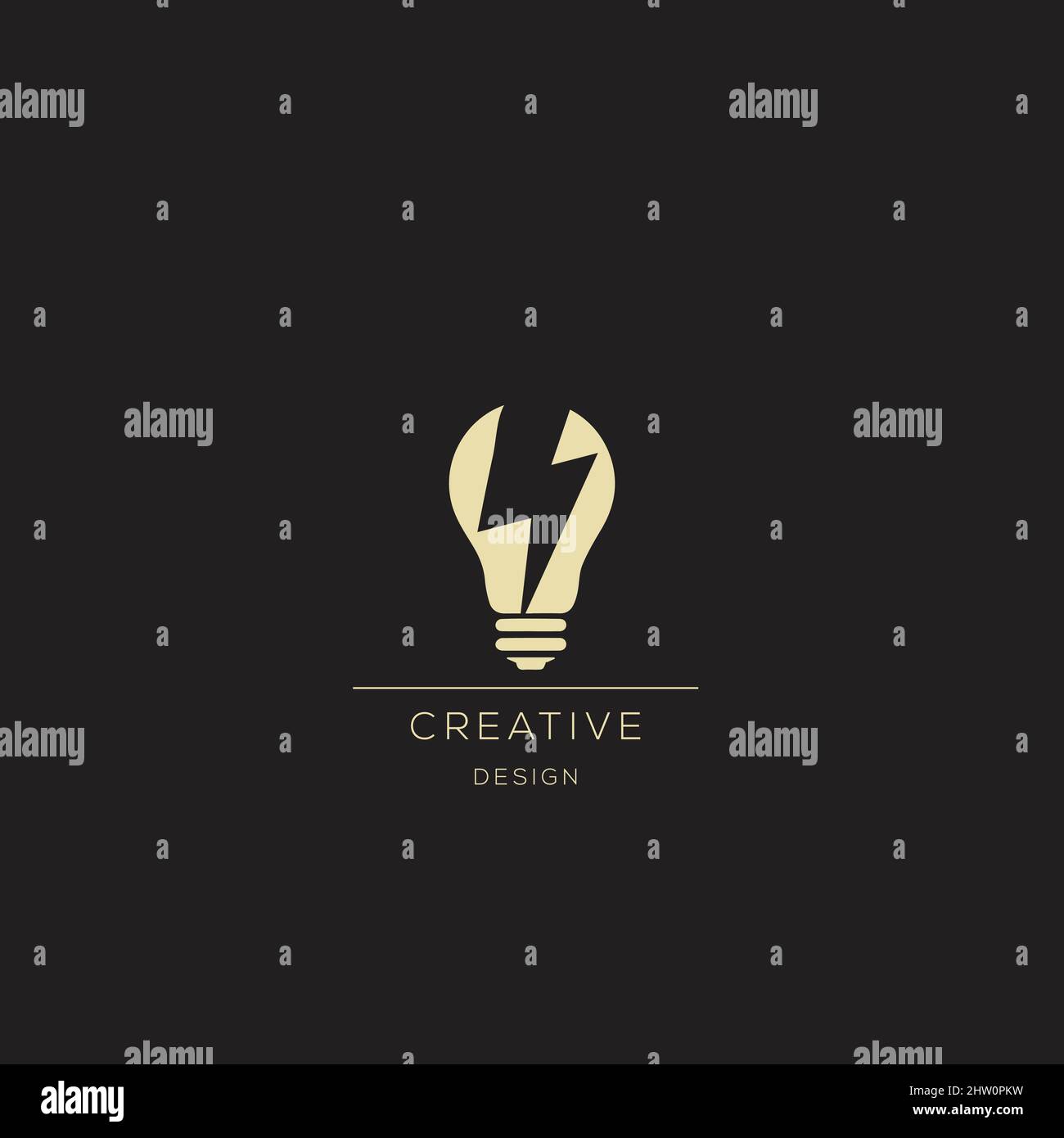 Logo abstract design vector template Negative space style. Startup Logotype concept icon Stock Vector