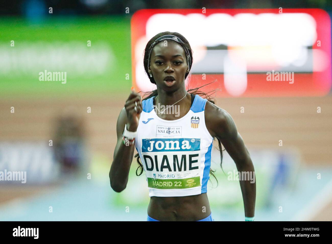 Madrid, Spain March 2, 2022, Fatima Diame of Spain in action during