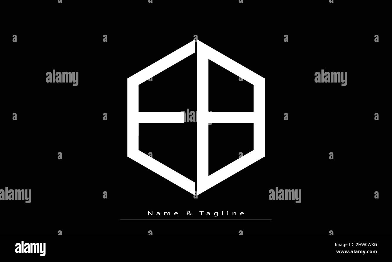 Alphabet letters Initials Monogram logo EB , BE Stock Vector Image ...