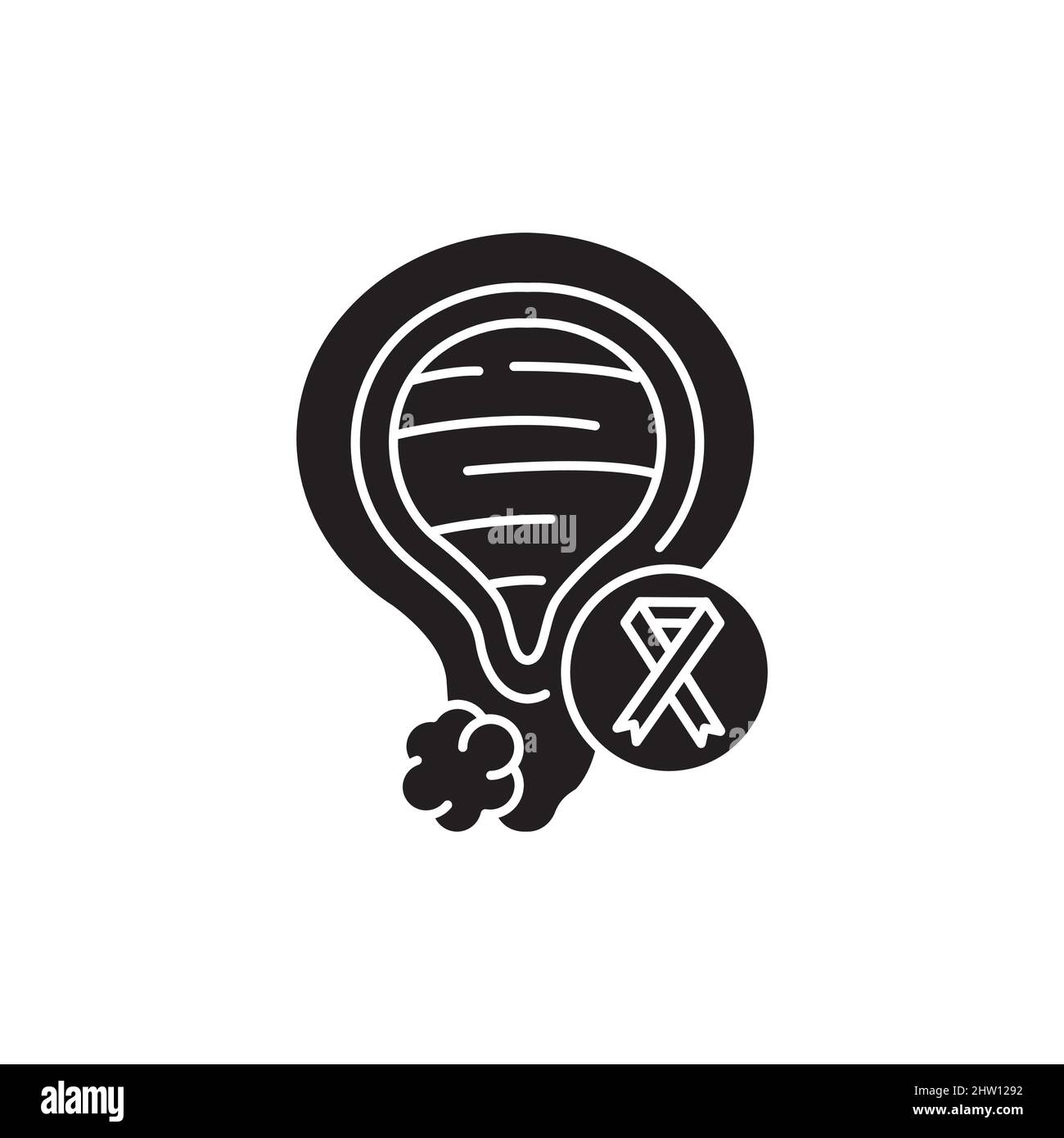 Prostate cancer color line icon. Pictogram for web page, mobile app ...