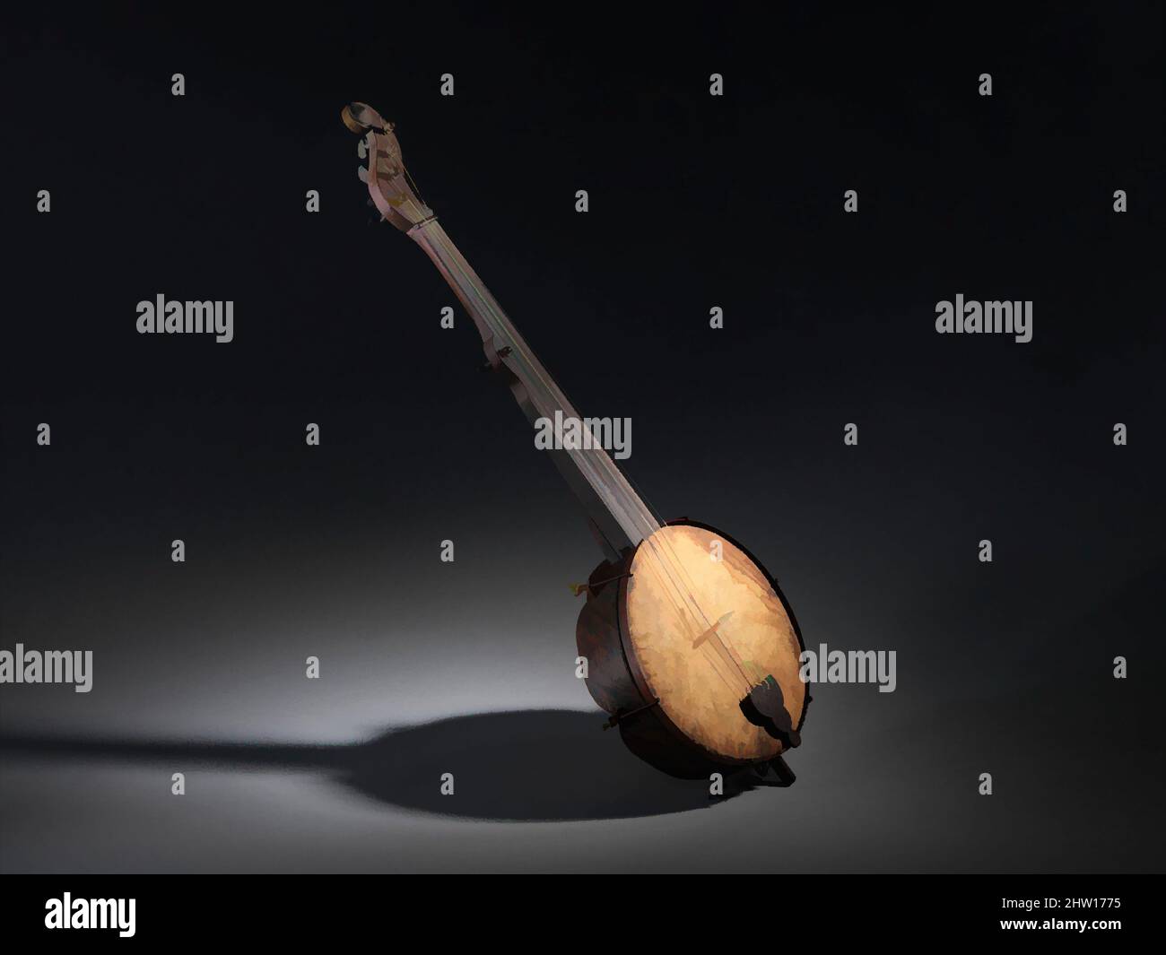 Art inspired by Banjo ca. 1845 Baltimore Maryland United