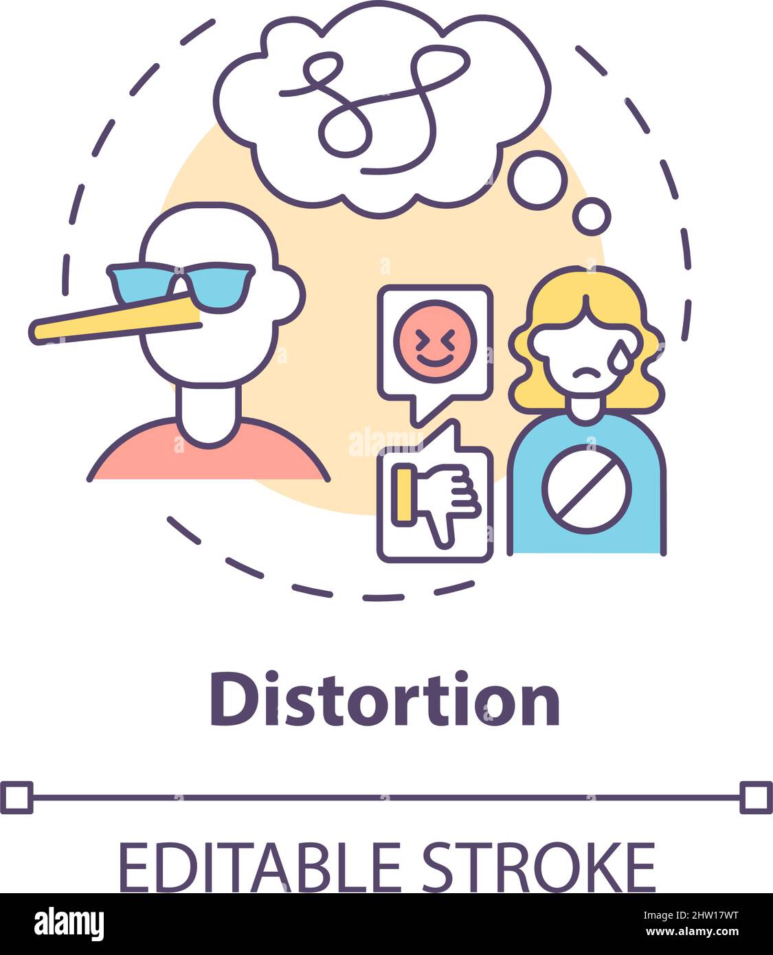 Graphic distortion Cut Out Stock Images & Pictures - Alamy