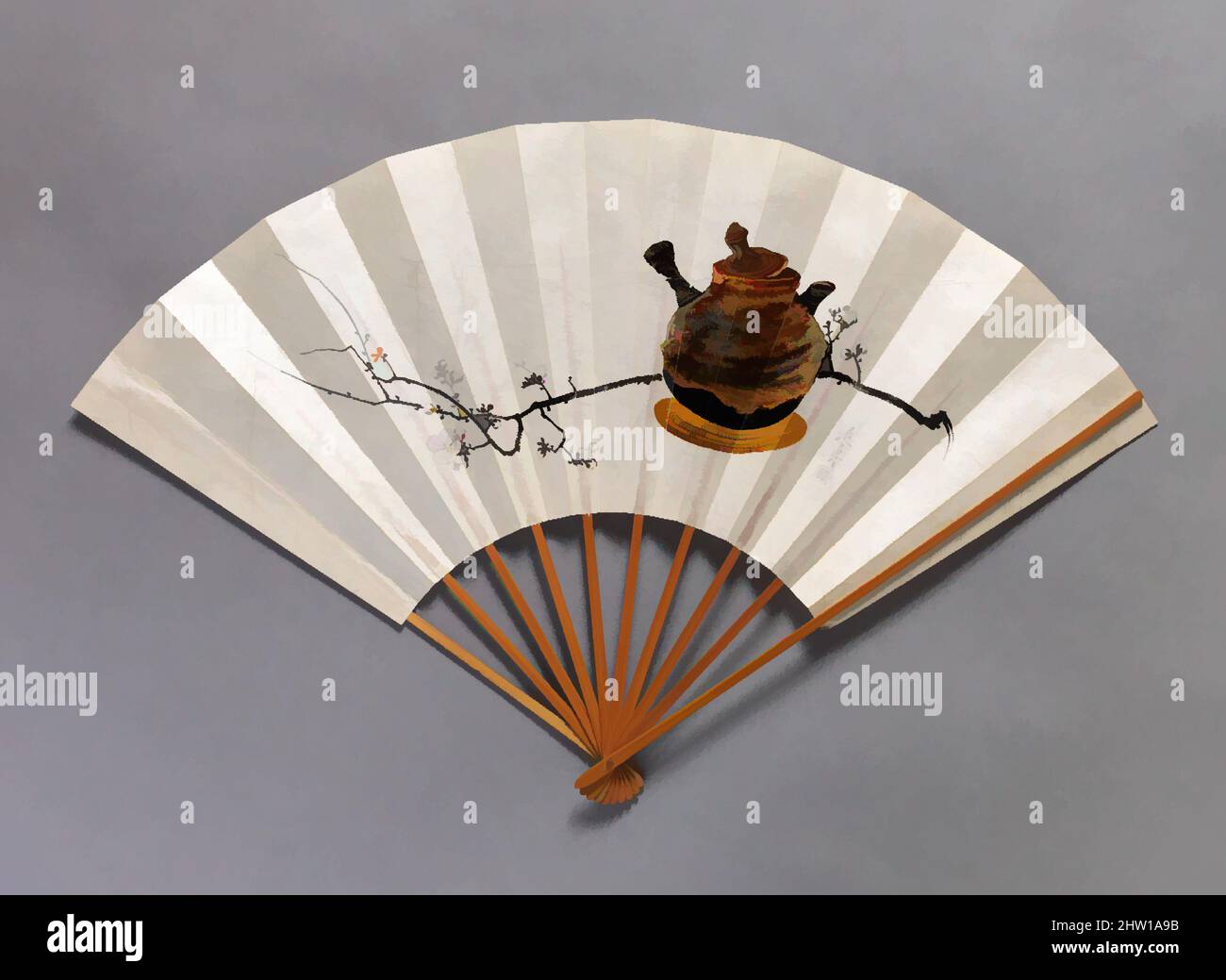 Folding Processional Icon in the Shape of a Fan