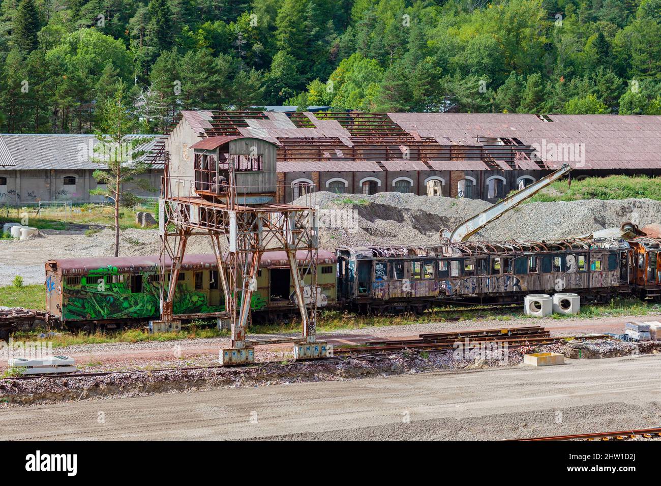 Spain, Aragon, Huesca, Canfranc, International Railway Station