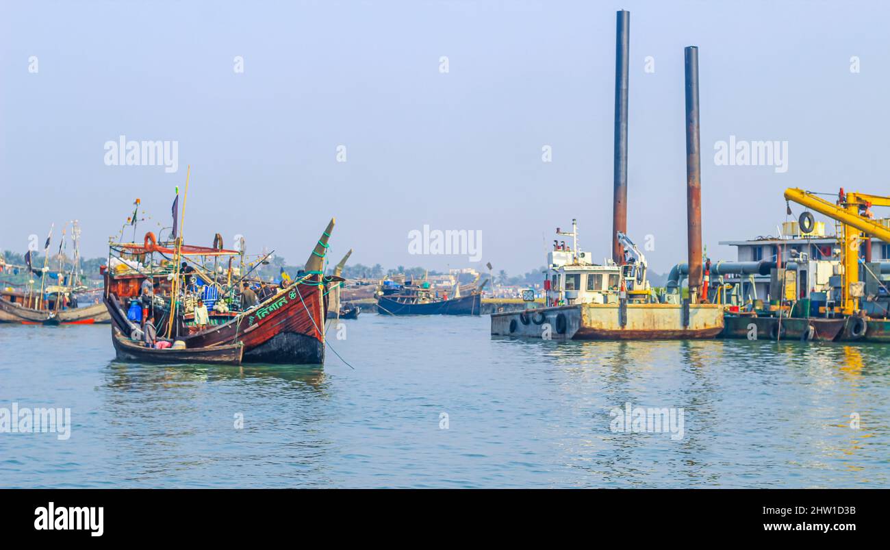 Photo of Industrial fishing boat. Fishing boat in the sea. The fishing