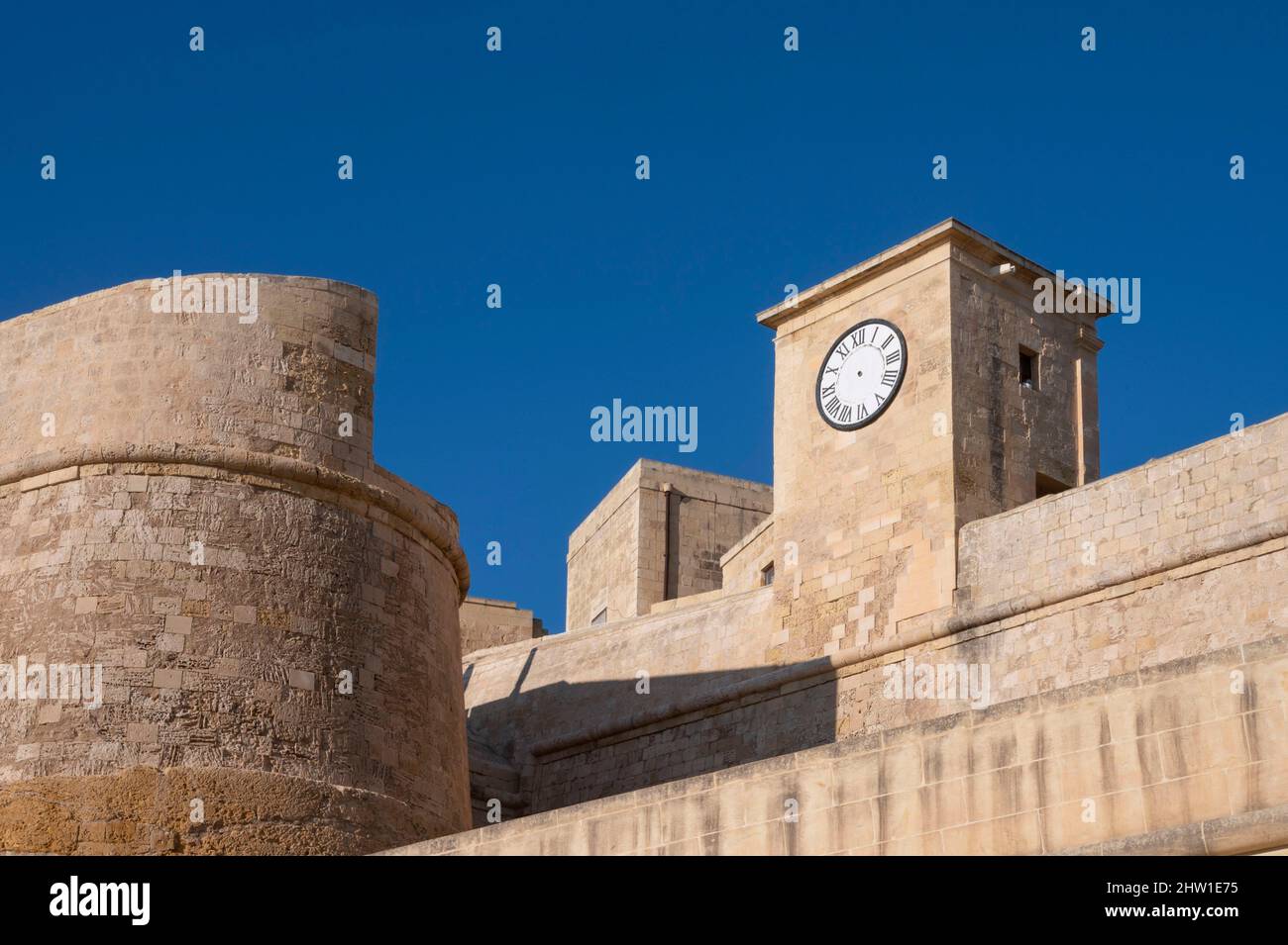Malta, Gozo island, Victoria (Rabat), the citadel Il Kastell Stock Photo