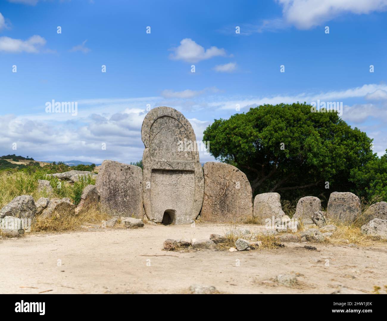 Tomba dei Giganti, Sardinia, Italy, Europe. Stock Photo