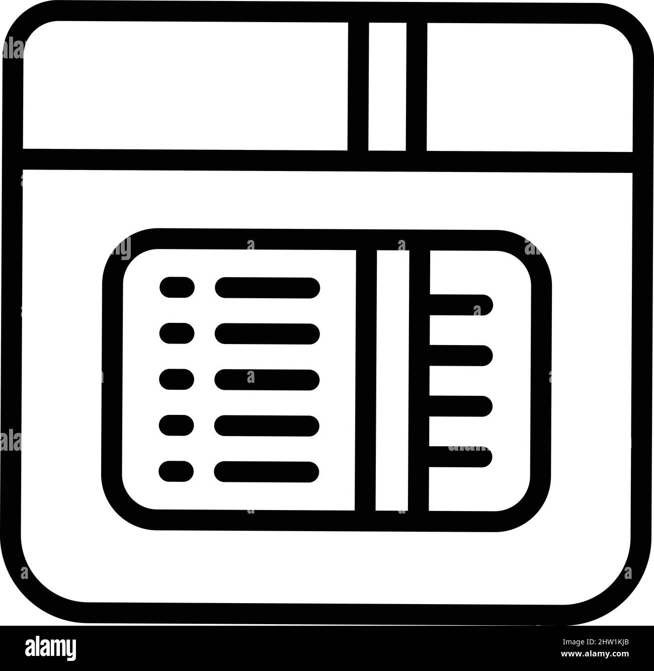 Bread machine control icon outline vector. Food processor. Cooking ...