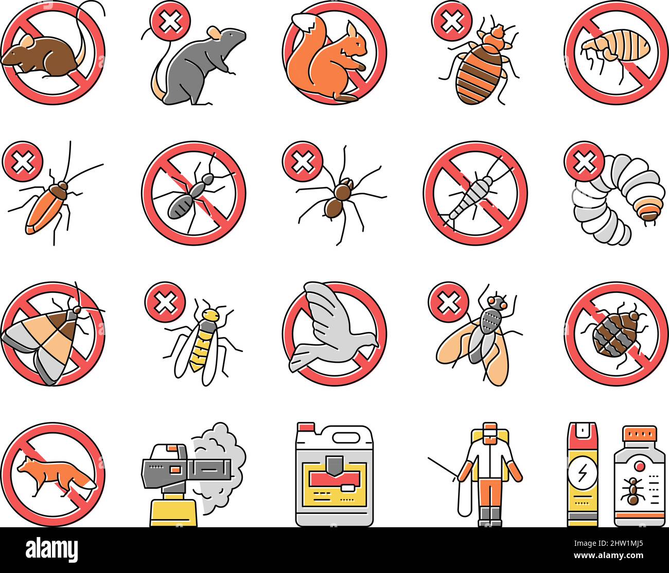 Insecticide fogging service Stock Vector Images - Alamy