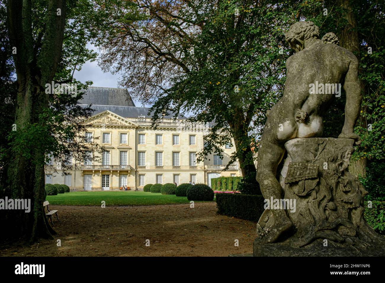 France, Indre et Loire, Loire valley, Tours, the Bishops Palace and the Fine arts museum, Renaissance style Stock Photo