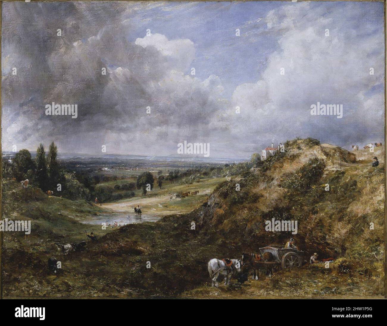 Vintage painting by john constable Stock Photo - Alamy