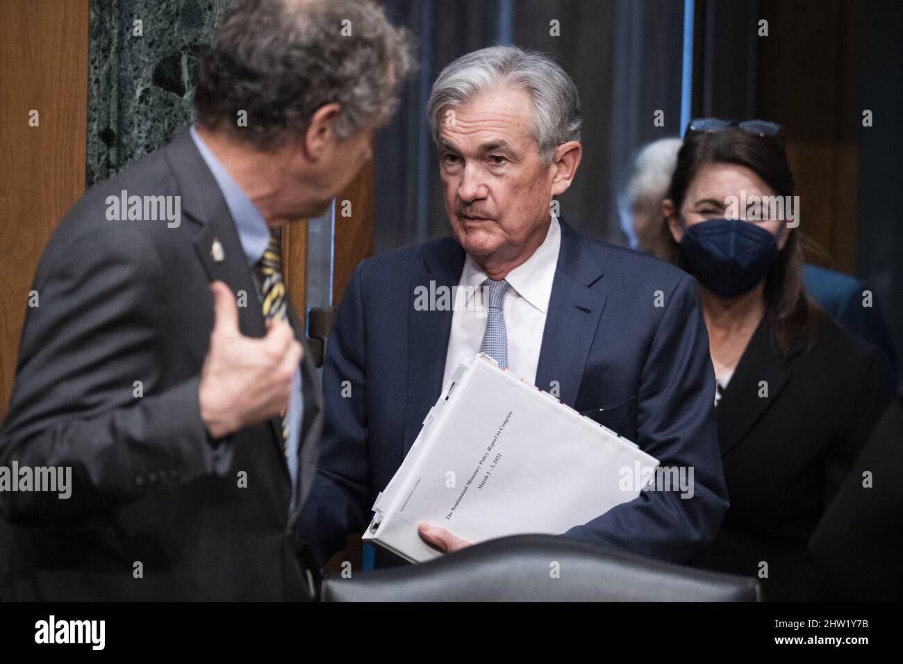 Washington, United States. 03rd Mar, 2022. Federal Reserve Chairman
