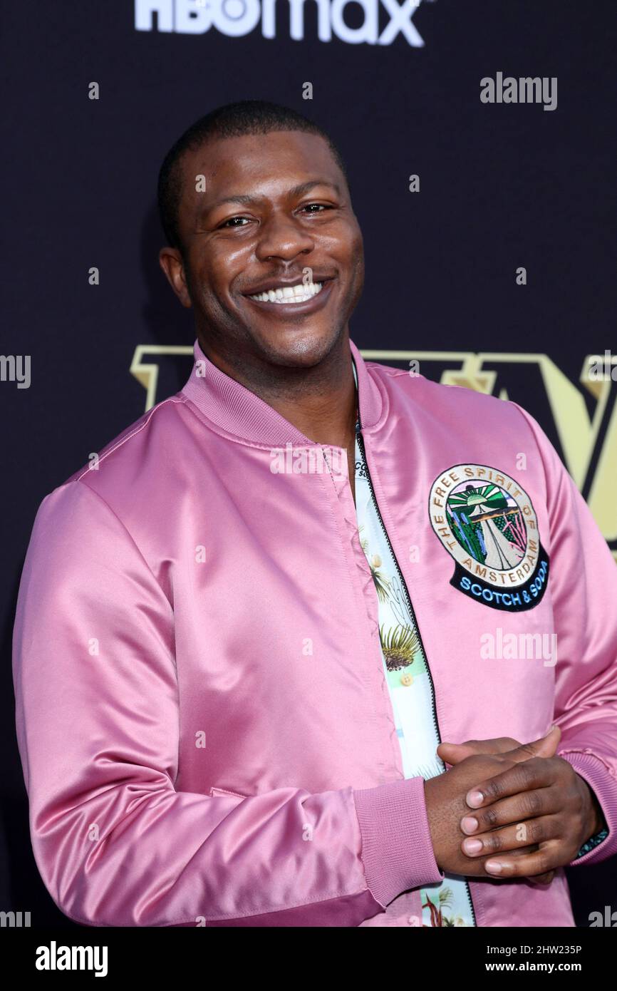 Los Angeles, USA. 02nd Mar, 2022. LOS ANGELES - MAR 2: Edwin Hodge at the Winning Time - The Rise of The Lakers Dynasty LA Premiere at Ace Hotel on March 2, 2022 in Los Angeles, CA (Photo by Katrina Jordan/Sipa USA) Credit: Sipa USA/Alamy Live News Stock Photo