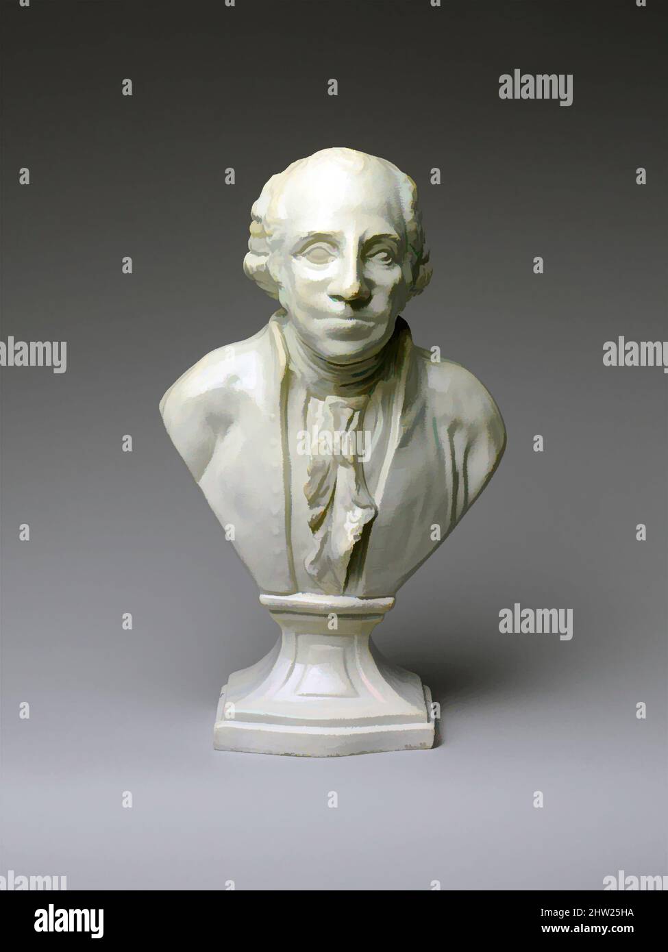Art inspired by George Washington, 1748–95, Made in Staffordshire, Stoke-on-Trent, England, British (American market), Earthenware, H. 10 in. (25.4 cm), Ceramics, Ralph Wood the Younger (British, Burslem 1748–1795 Burslem, Classic works modernized by Artotop with a splash of modernity. Shapes, color and value, eye-catching visual impact on art. Emotions through freedom of artworks in a contemporary way. A timeless message pursuing a wildly creative new direction. Artists turning to the digital medium and creating the Artotop NFT Stock Photo