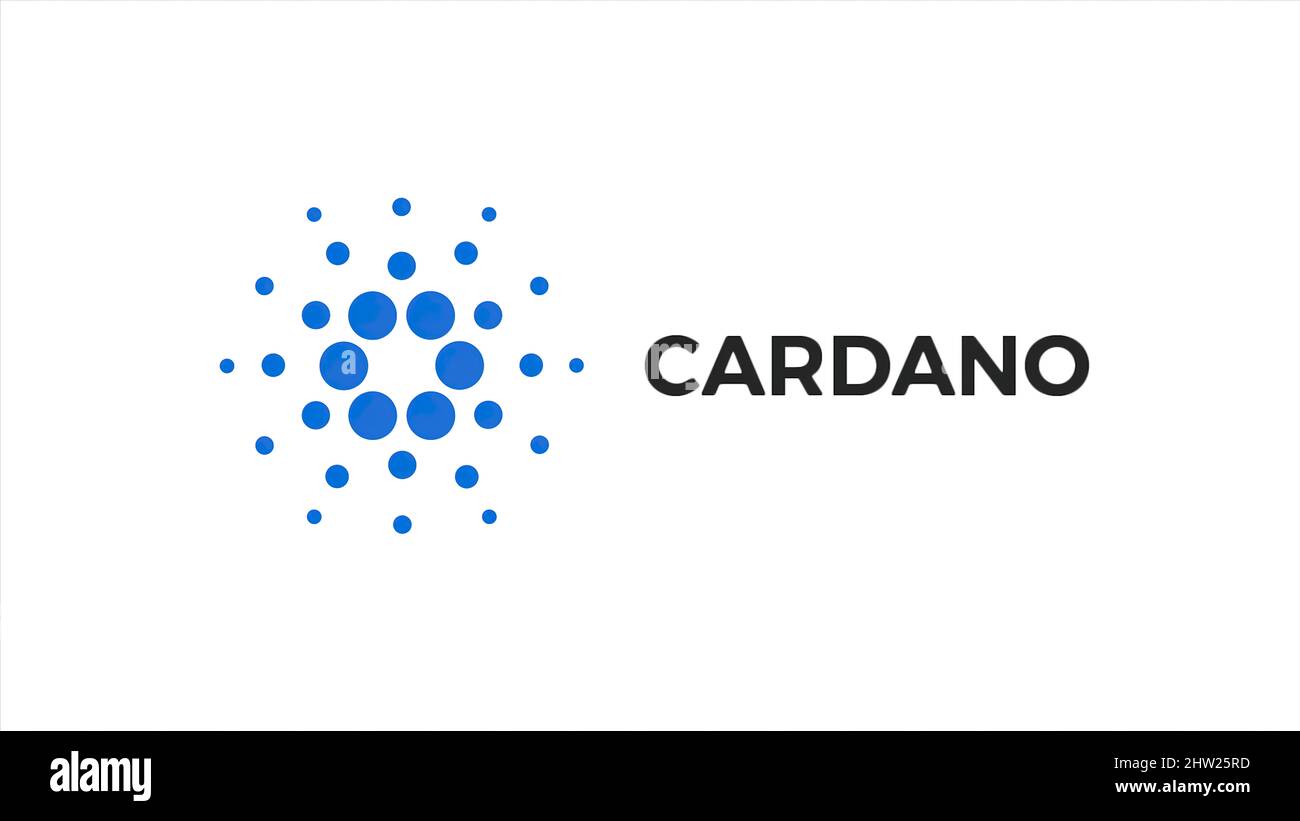 Virtual cryptocurrency - financial technology and internet money. Concept  of Cardano ADA Coin , a Cryptocurrency blockchain platform , Digital money  Stock Photo - Alamy