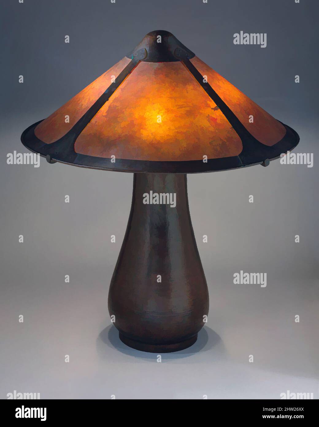 Art inspired by Lamp, ca. 1912–15, Made in San Francisco, California ...