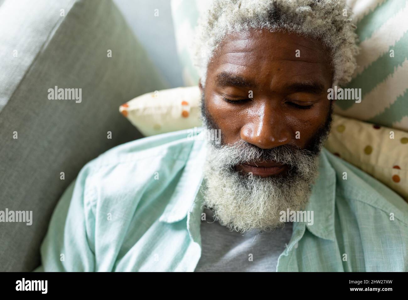 Retired african american senior hi-res stock photography and images - Alamy