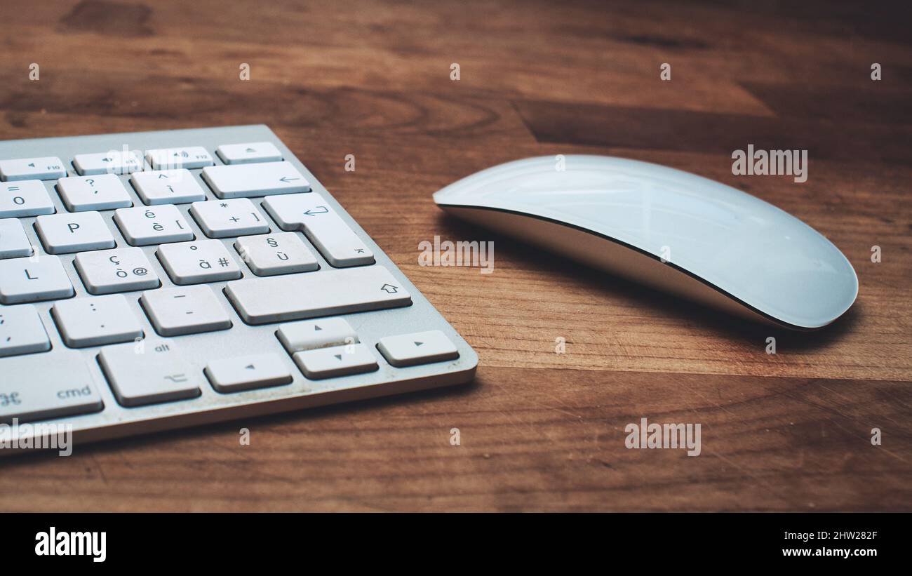 Wooden computer mouse hi-res stock photography and images - Alamy