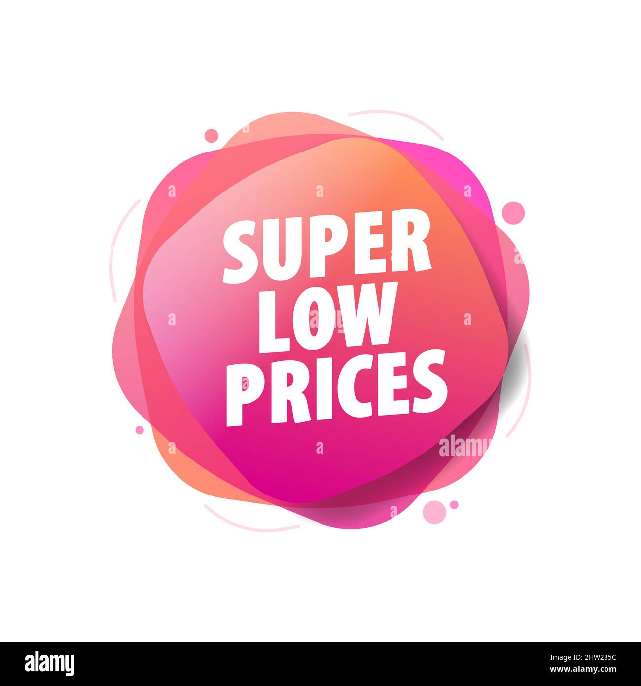 Super Low Prices Vector Shopping Label Stock Vector Image & Art Alamy