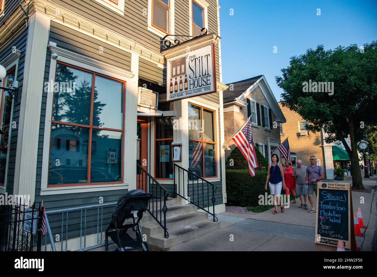 The Stilt House of Cedarburg, Wisconsin, USA. Cedarburg is a city in
