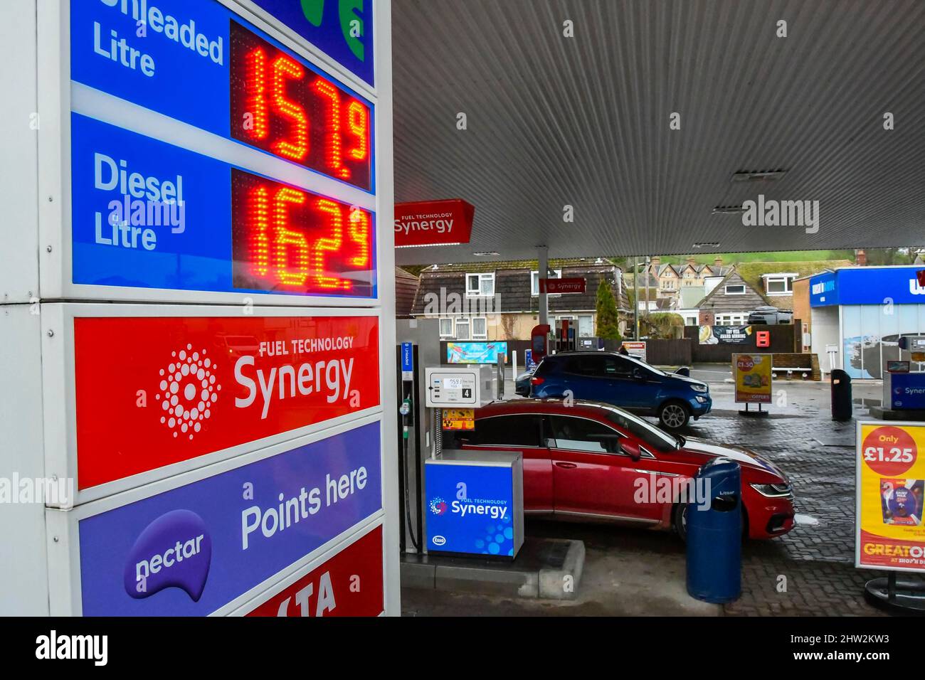 bridport-dorset-uk-3rd-march-2022-fuel-prices-are-increasing-again