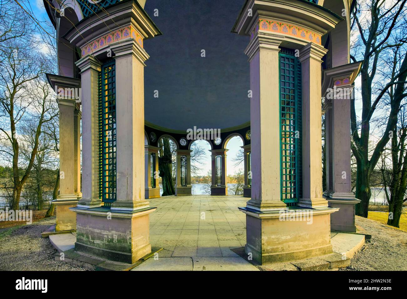 The Temple of Echo. Haga Park, Solna, Sweden Stock Photo Alamy