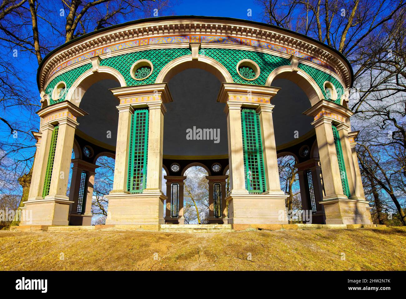 The Temple of Echo. Haga Park, Solna, Sweden Stock Photo Alamy