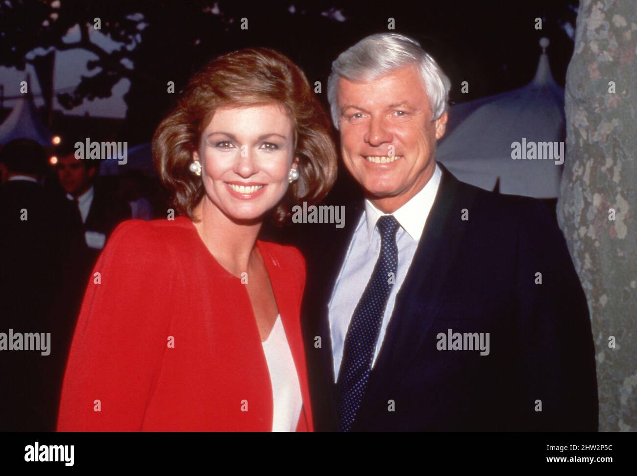 Phyllis George and John Y. Brown, Jr at USA Today's Fifth Anniversary ...