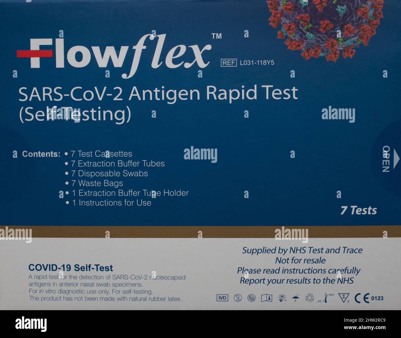 NHS Lateral Flow Test Kits