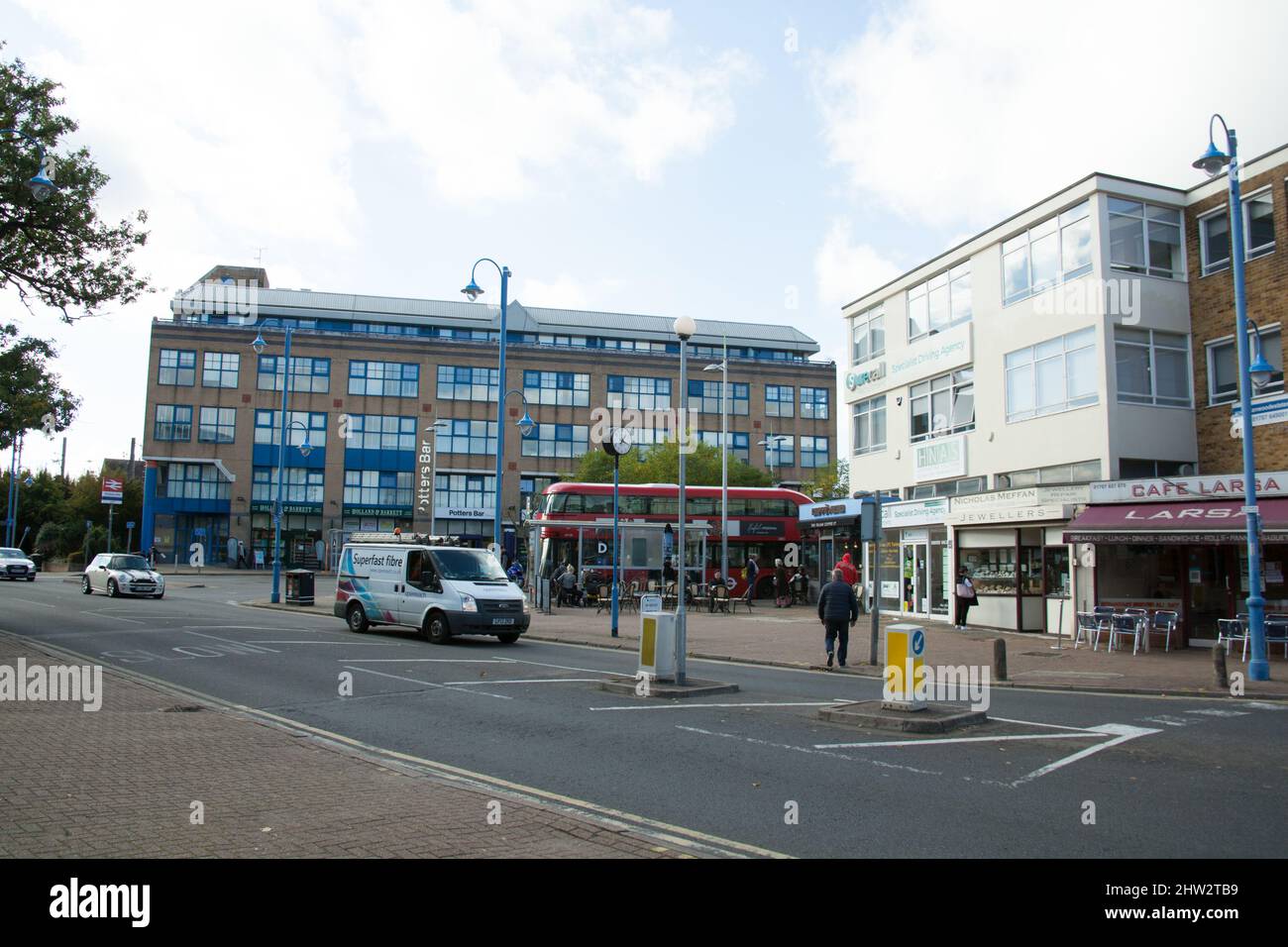 Potters Bar Station, Hertfordshire in the UK Stock Photo Alamy