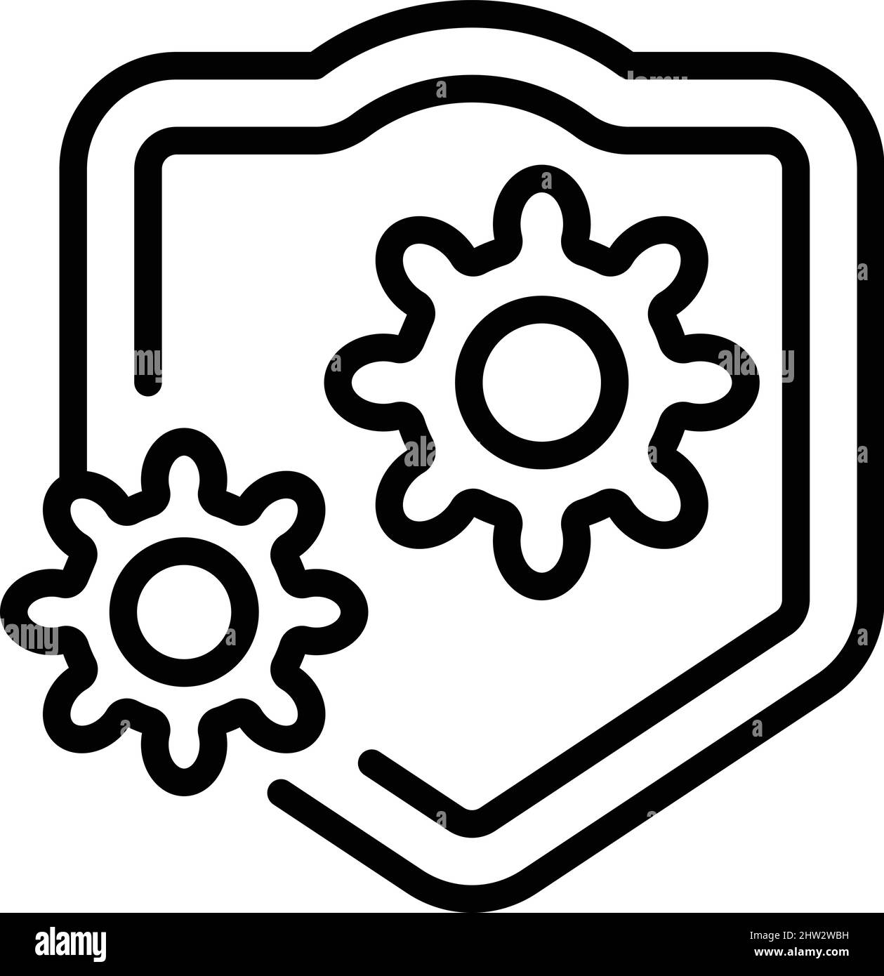 Self isolation protection icon outline vector. Remote distance. Home ...