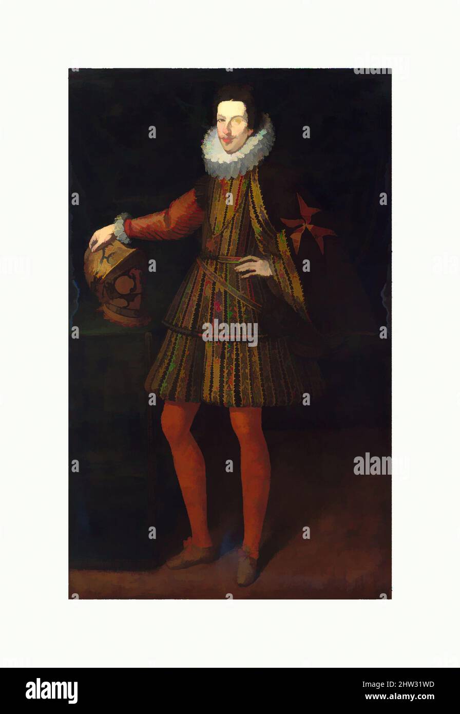 Art inspired by Cosimo II de' Medici (1590–1621), Grand Duke of Tuscany, 1597–1681, Flemish, Oil on canvas, transferred from wood, 78 x 48 in. (198.1 x 121.9 cm), Miscellaneous-Paintings & Portraits, Workshop of Justus Sustermans (Flemish, Antwerp 1597–1681 Florence, Classic works modernized by Artotop with a splash of modernity. Shapes, color and value, eye-catching visual impact on art. Emotions through freedom of artworks in a contemporary way. A timeless message pursuing a wildly creative new direction. Artists turning to the digital medium and creating the Artotop NFT Stock Photo