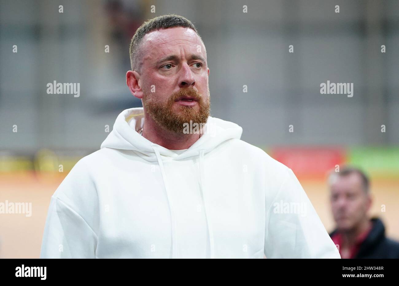 Sir Bradley Wiggins during day one of the HSBC UK National Track